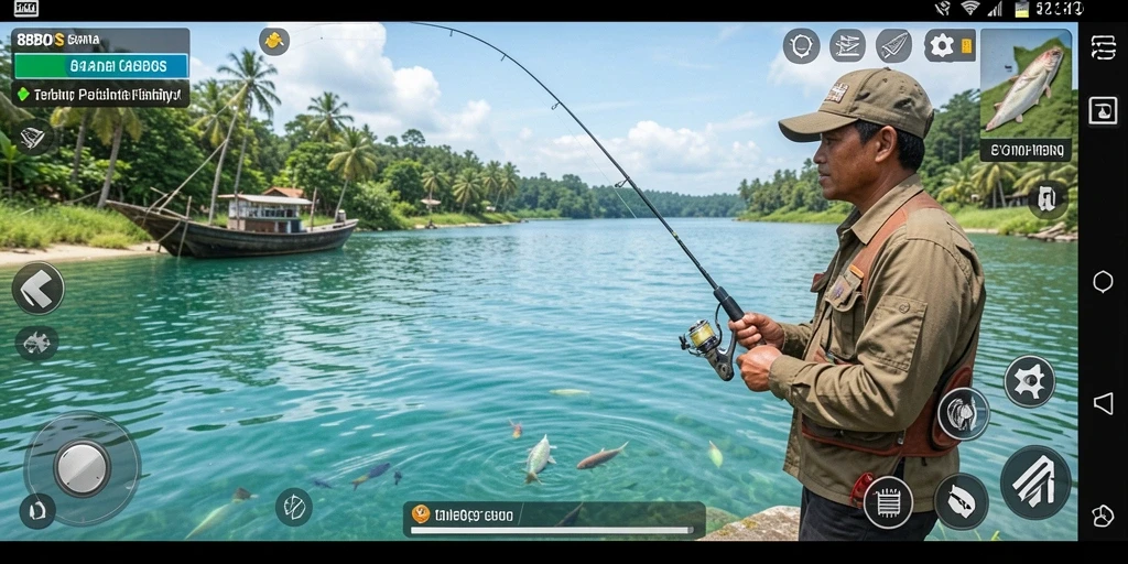 Tampilan gameplay Fishing yang mendebarkan di 88BOS.