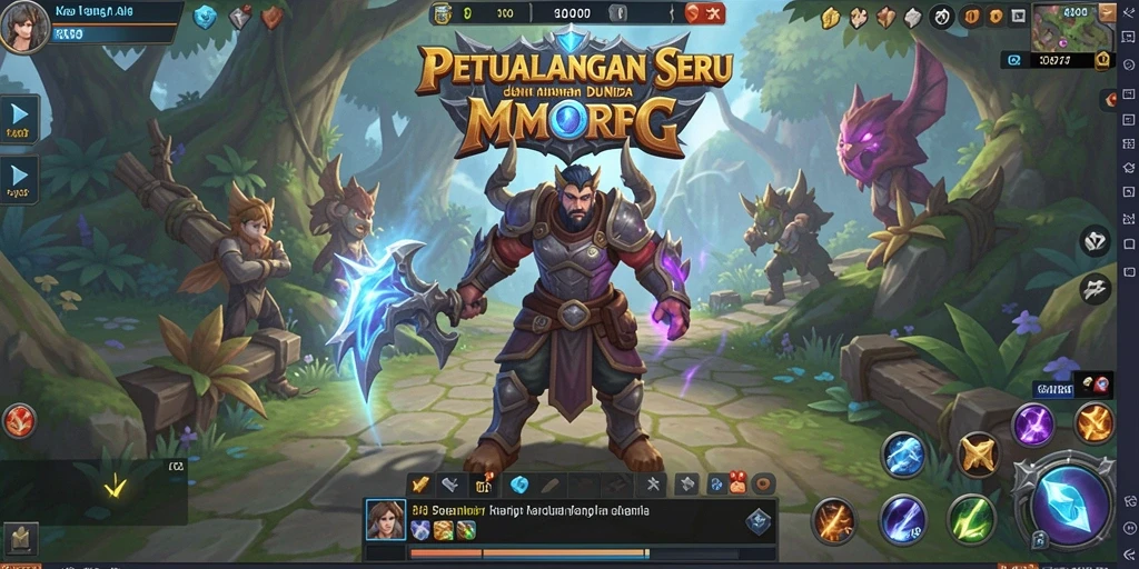 Screenshot C0077 menampilkan momen seru di dalam gameplay MMORPG.