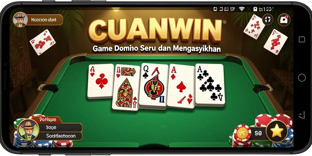Tangkapan layar gameplay seru dari Domino CUANWIN.