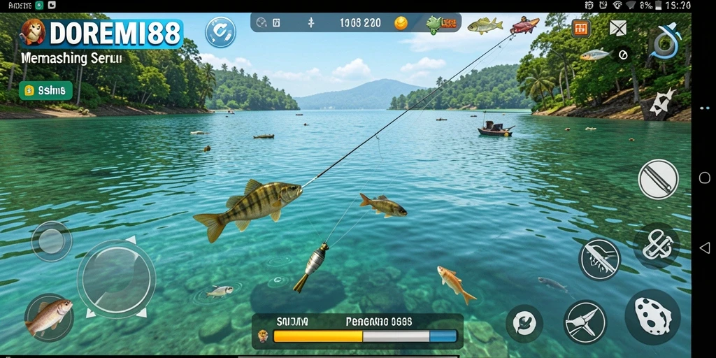 Tangkapan ikan yang menakjubkan dalam gameplay DOREMI88.