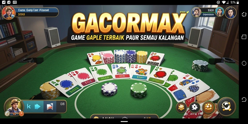 Tampilan menarik dan gameplay seru di GACORMAX.
