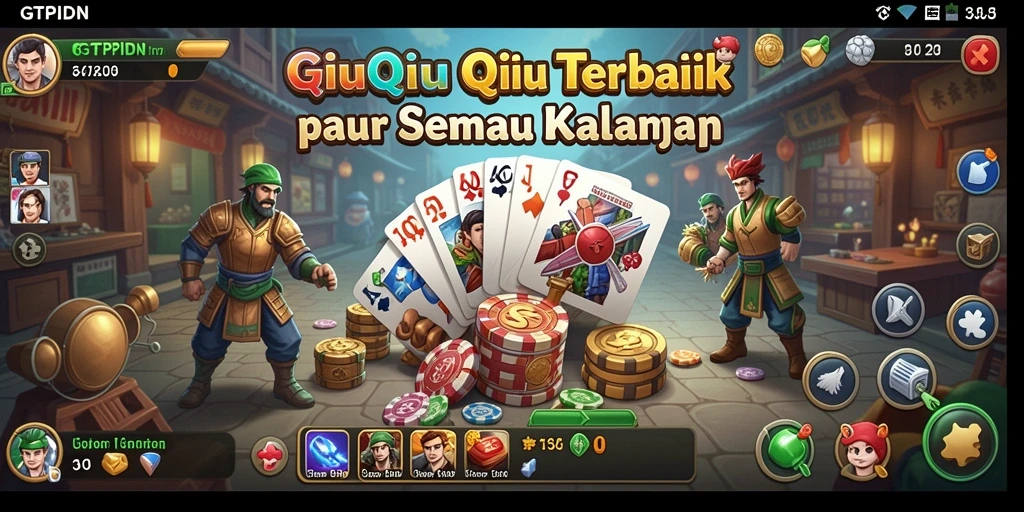 Screenshot utama GTPIDN menampilkan gameplay menarik QiuQiu.