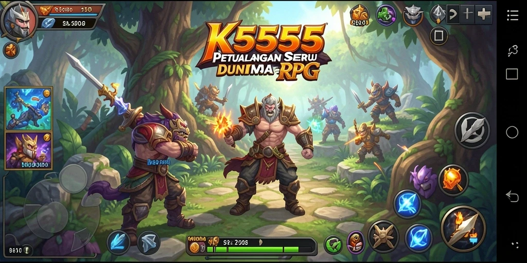 Gameplay RPG yang seru dan menarik di K5555.