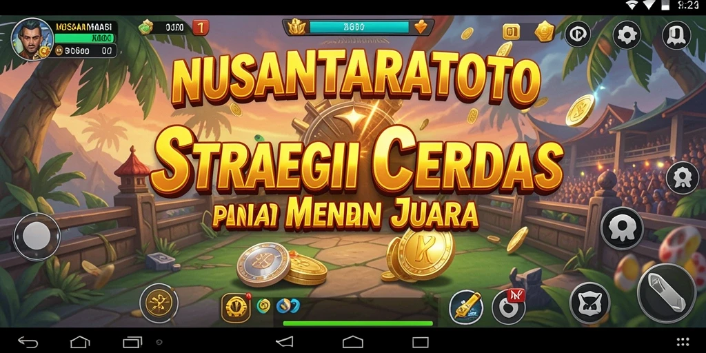 Gameplay mendebarkan dari NUSANTARATOTO yang menunjukkan strategi taktis.