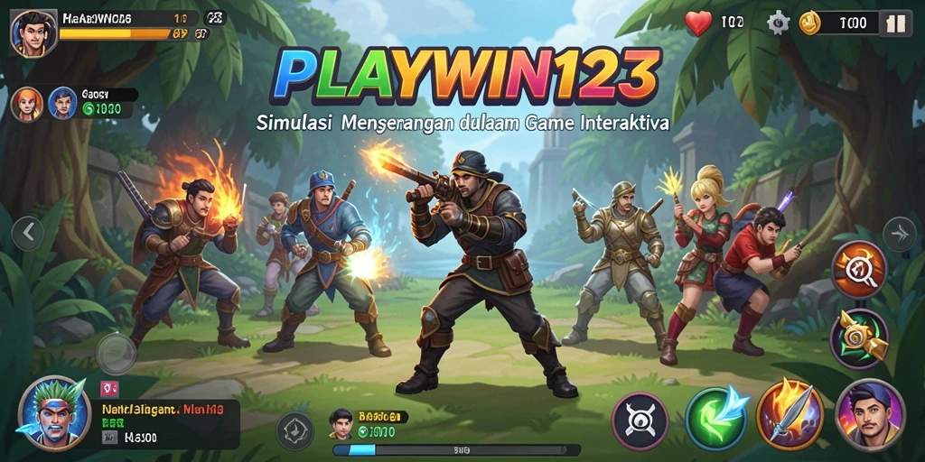 Tampilan gameplay menarik di PLAYWIN123 dengan simulasi interaktif.