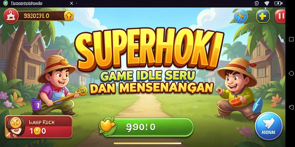 Gameplay <strong>SUPERHOKI</strong> yang menarik dan penuh warna.