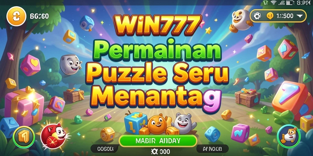 Tangkapan layar gameplay WIN777 menampilkan berbagai tantangan Puzzle.