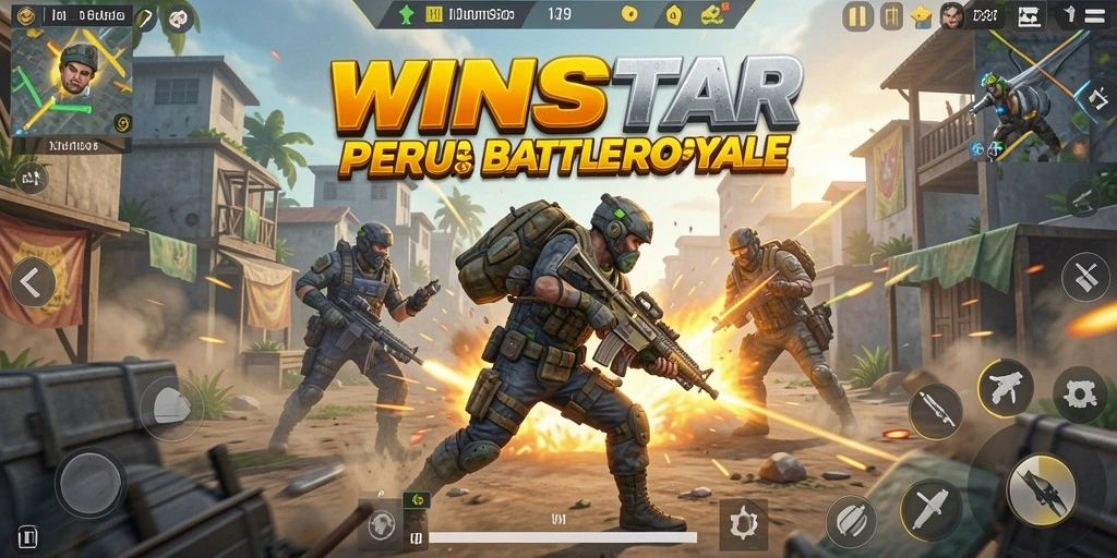 Screenshot gameplay WINSTAR menampilkan pertarungan seru antar pemain.