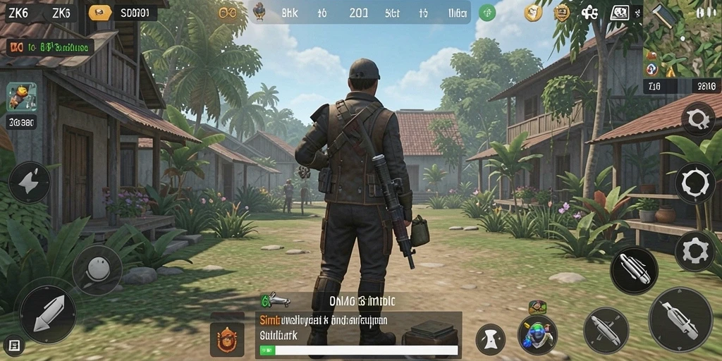 Screenshot ZK6 menampilkan gameplay yang imersif dan interaktif.